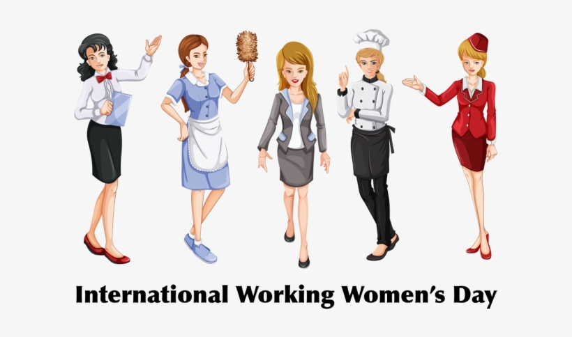 International Working Women&day - Womens Day Png Cartoon, transparent png