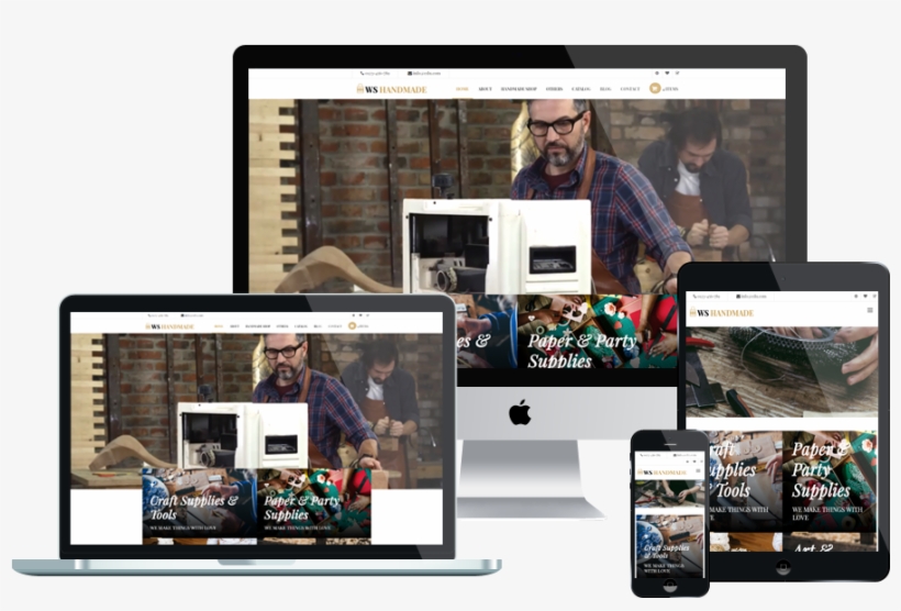 Ws Handmade Responsive Handicraft Wordpress Theme - Lt Optik Sunglasses Wordpress, transparent png