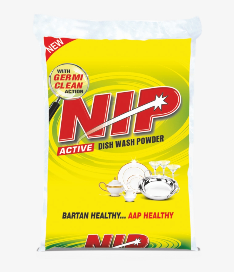 Nip, Nip Bar, Nip Dishwash Powder, Fena, Fena Product - Nip Active Dishwash Powder, transparent png