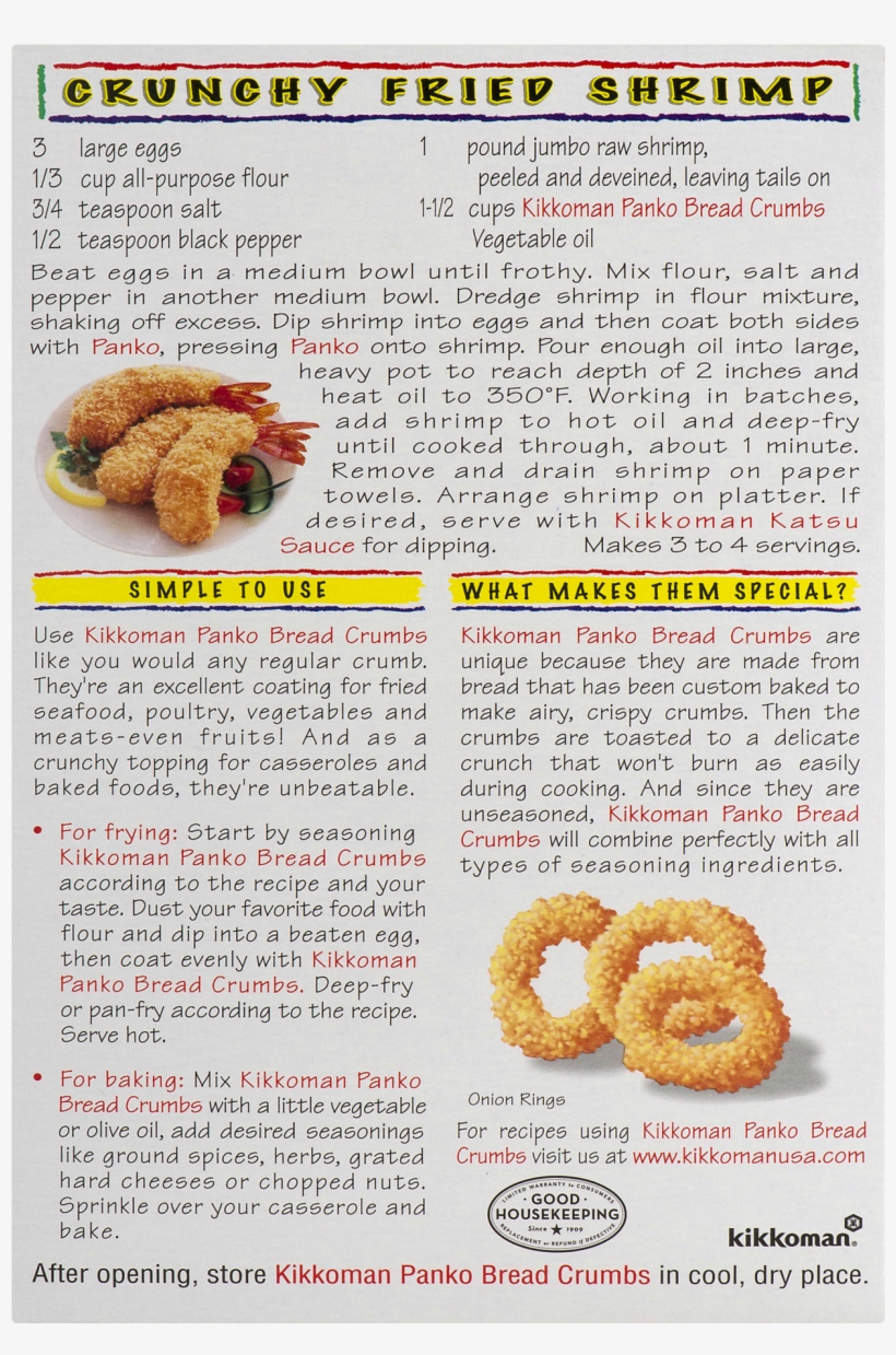Bread Crumbs On Floor Png - Kikkoman Bread Crumbs, Panko, Japanese Style - 2 Pack,, transparent png