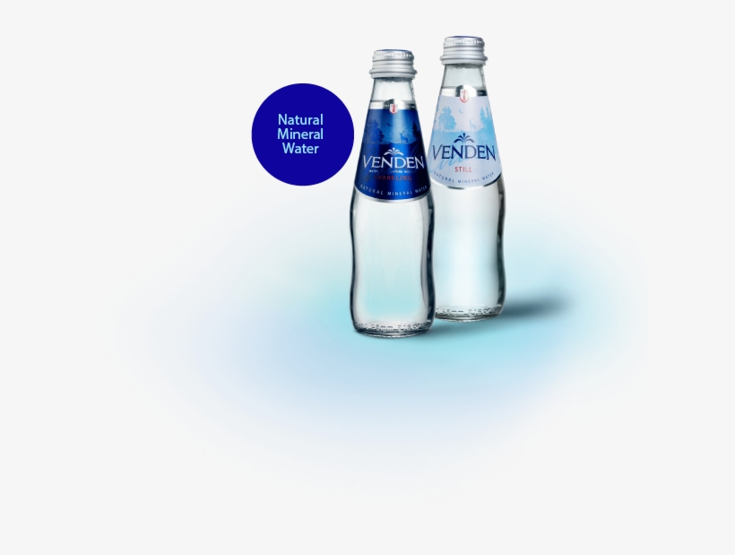 Mineral Water Venden - Glass Bottle, transparent png
