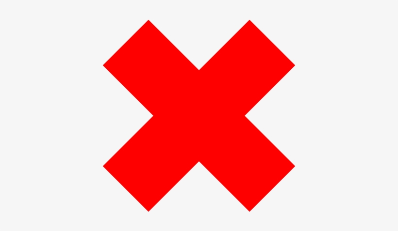 Wrong Multiple - Red Cross, transparent png