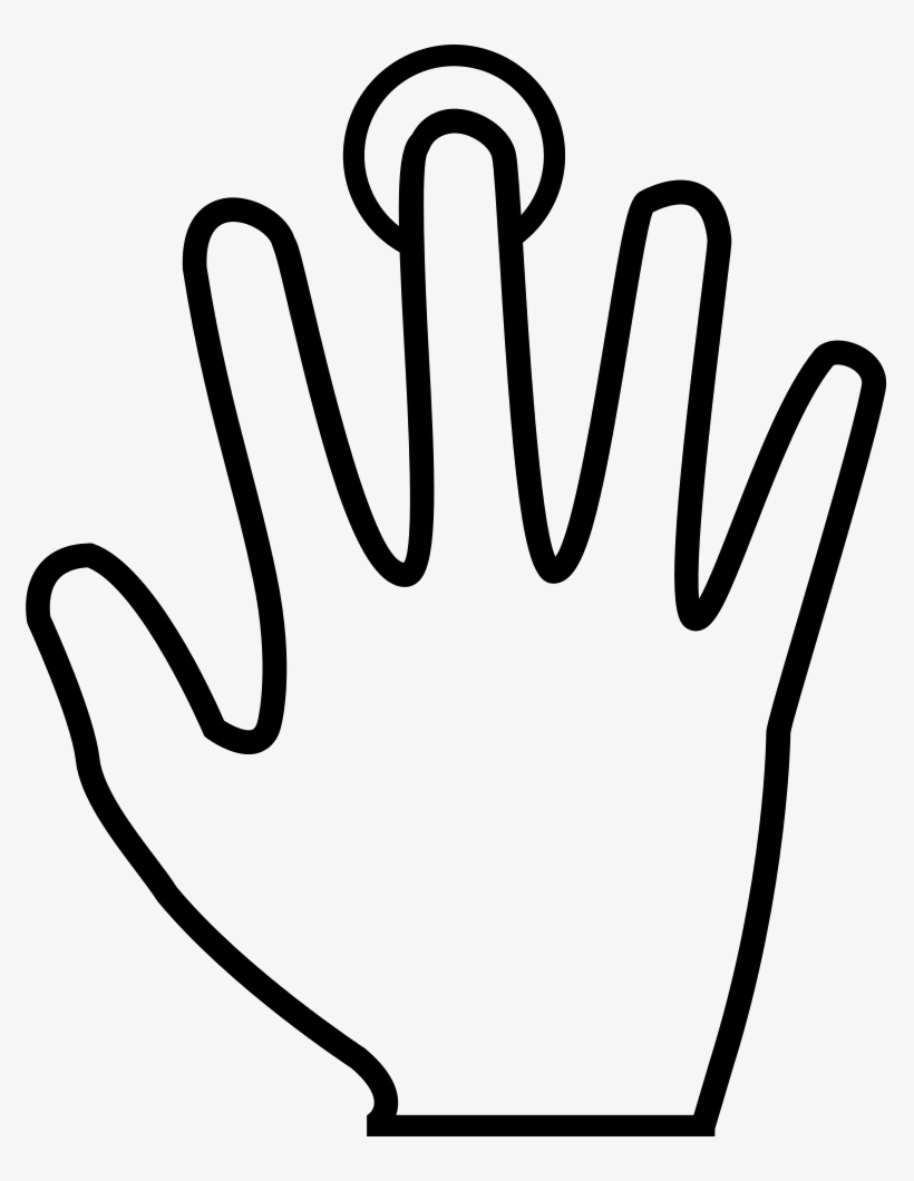 Fingerprint Scanning Of Middle Finger Comments - Finger, transparent png