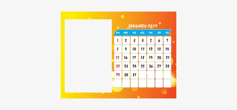 Jpg Transparent Photo Calendar Id X - Calendar, transparent png