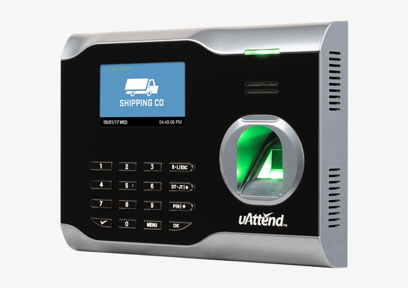 Uattend Time Clock Fingerprint Scanner Model Bn6500 - Clock In Uattend Fingerprint, transparent png