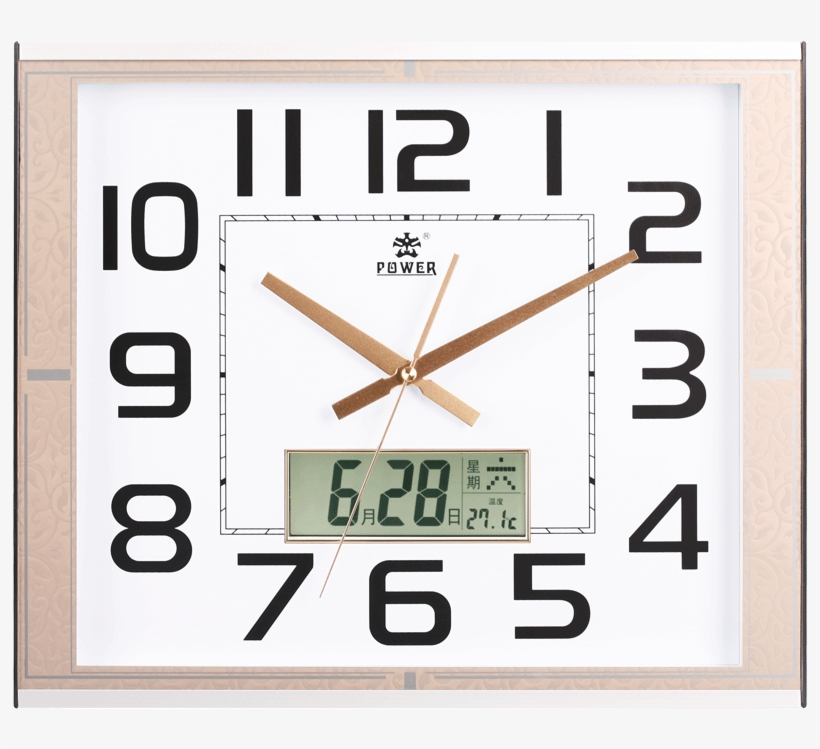 Overlord Clock Wall Clock Creative Living Room Quartz, transparent png