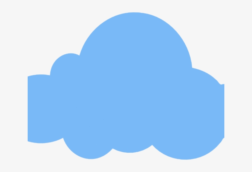 Cloud Clipart Computer - Cloud Flat Png, transparent png