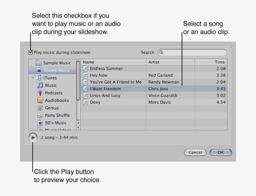 Controls In The Audio Browser Area Of The Slideshow - Web Browser, transparent png