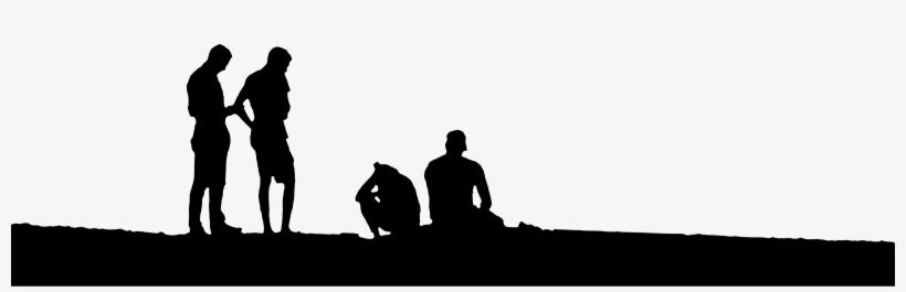 This Free Icons Png Design Of Silhouetted Friends, transparent png