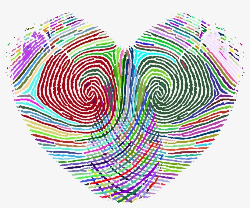 This Free Icons Png Design Of Prismatic Fingerprint, transparent png