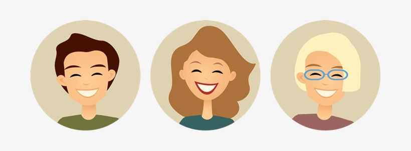 Teachers - Smiling Teachers Cartoon, transparent png