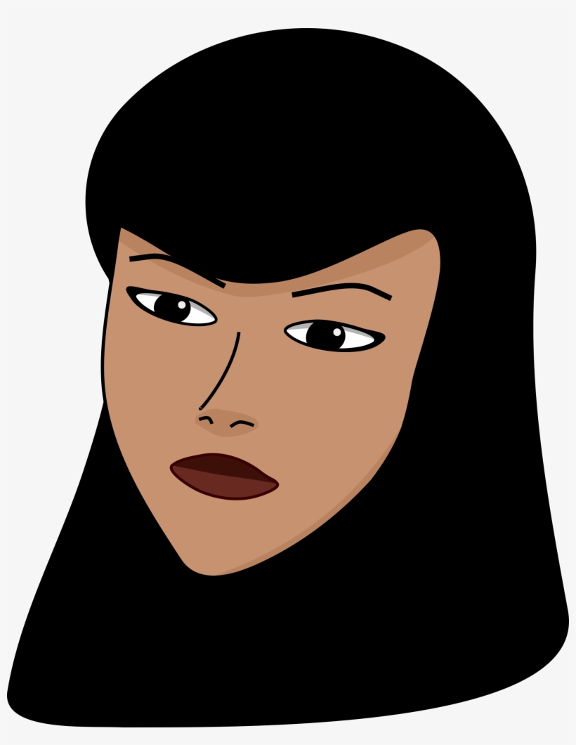 Banner Royalty Free Download Woman Head Big Image Png - Muslim Woman Clipart, transparent png