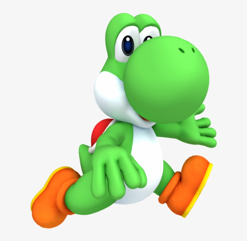 Download Transparent Yoshi Clipart Run Super Crown Nintendo PNGkit