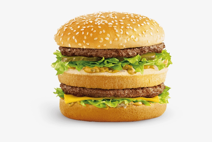 Big Mac Online Advertisement Photo - Mcdonalds Burger Big Mac, transparent png