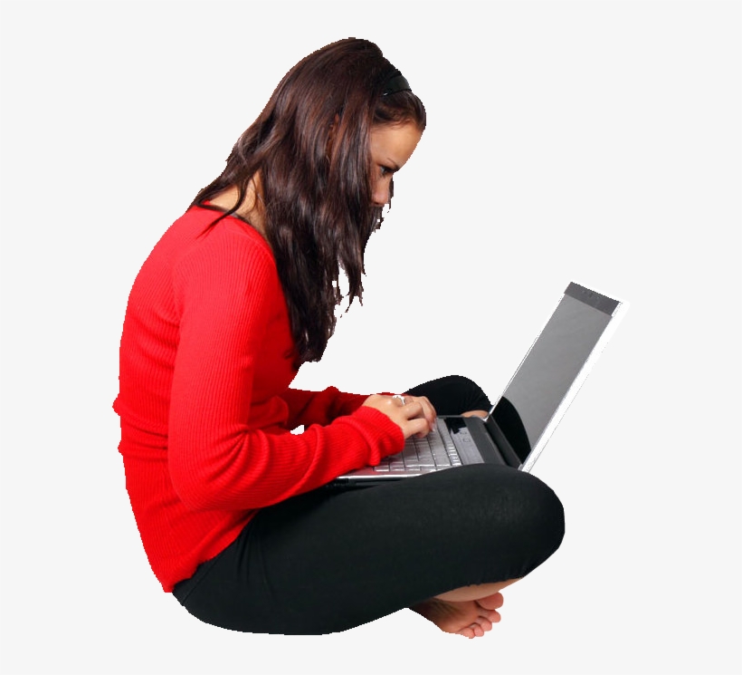 Source - - Sitting On Bed Png, transparent png