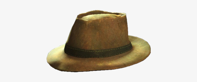 Yellow Fedora - Cowboy Hat, transparent png