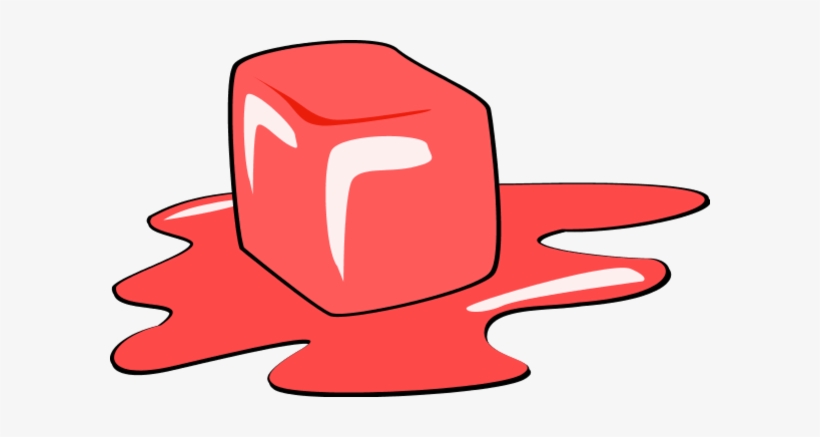 Melting Ice Cube Vector Clip Art - Melting Ice Cube Clip Art, transparent png