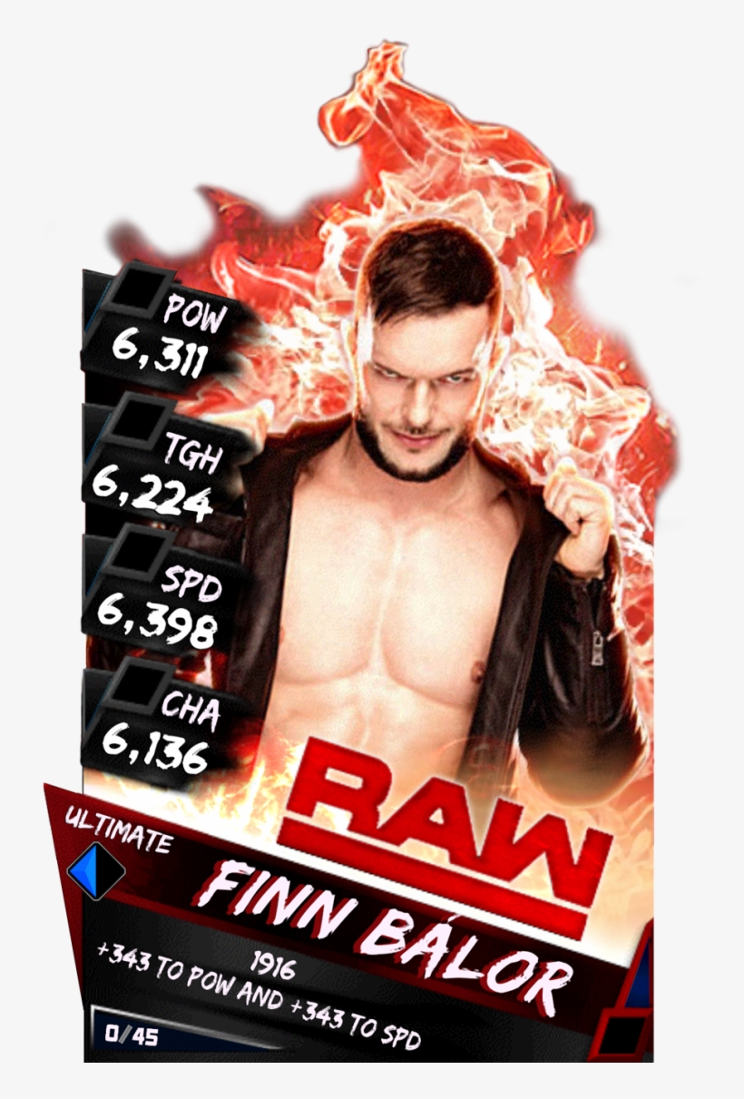 Finnbalor S3 14 Wrestlemania33 Supercard Finnbalor - Wwe Supercard Ultimate Nia Jax, transparent png