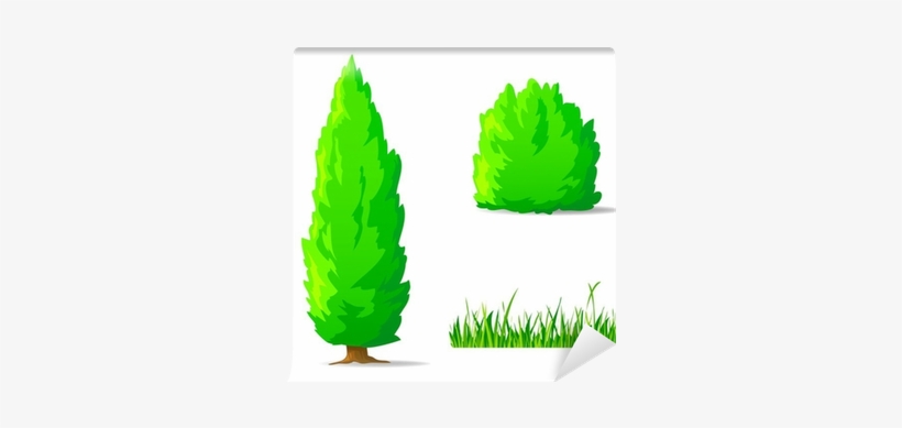 Vertical Tree, Bush, Grass - Hierbas Y Arbustos Dibujo, transparent png