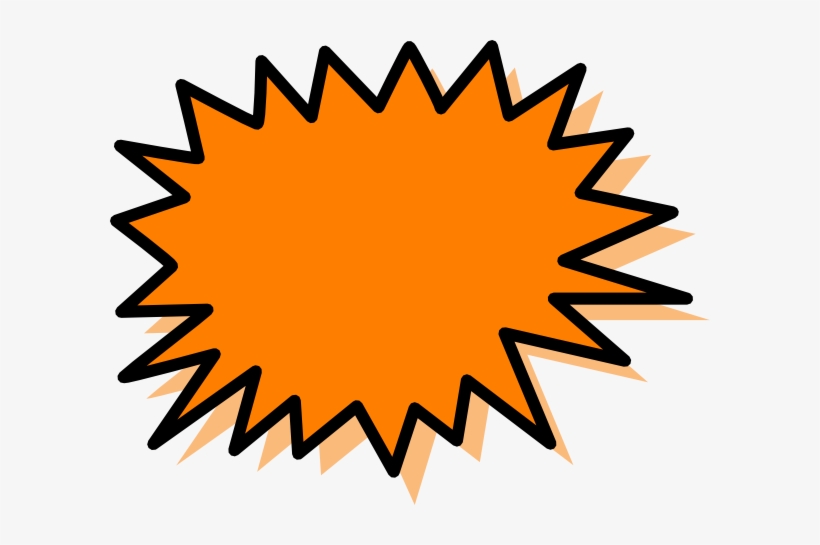 Explosion Clip Art At Clker Com Vector - Clipart For Price, transparent png