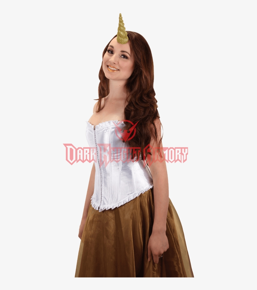 Golden Glitter Unicorn Horn, transparent png