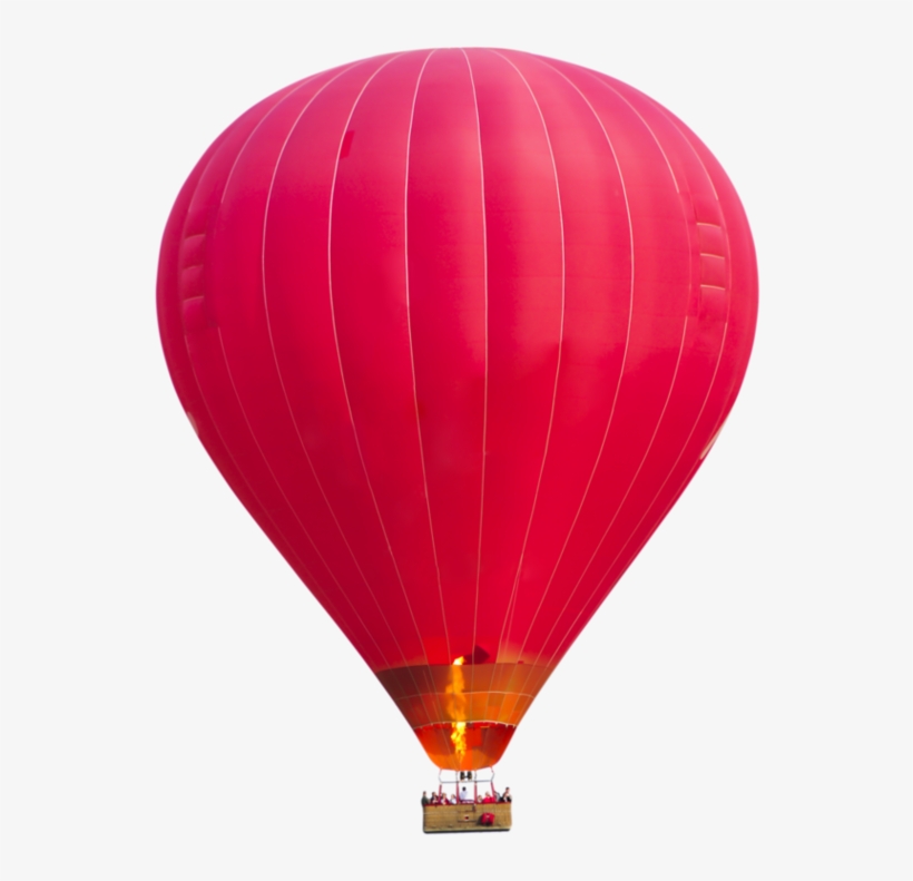 Red Hot Air Balloon Png, transparent png