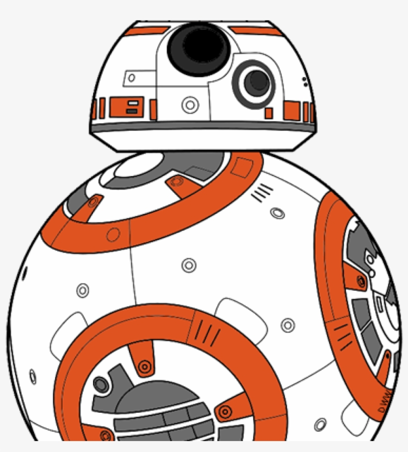 Black And White Download Millenium Falcon Clipart At - Bb-8 By Sphero App-enabled Droid, transparent png
