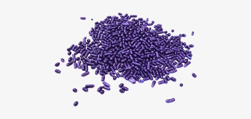 Sprinkle King Purple Jimmies Candy Sprinkles - Sprinkles, transparent png