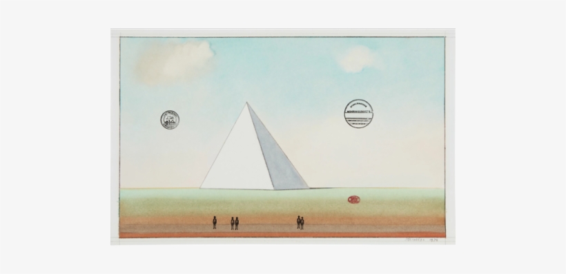 “saul Steinberg Untitled, 1974 Watercolor, Ink, Rubber - Sea, transparent png