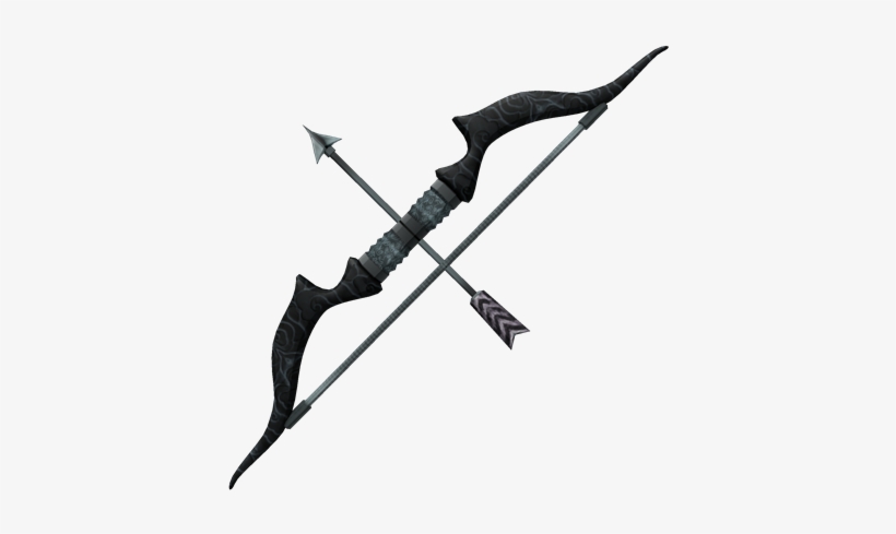 Shadow Archers Bow Roblox Bow And Arrow 420x420 Png - 