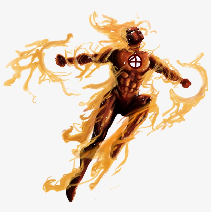 Human - Human Torch Transparent, transparent png
