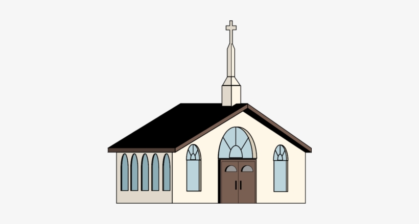 Clip Transparent Library Country Church Clipart - Clip Art Church Building, transparent png