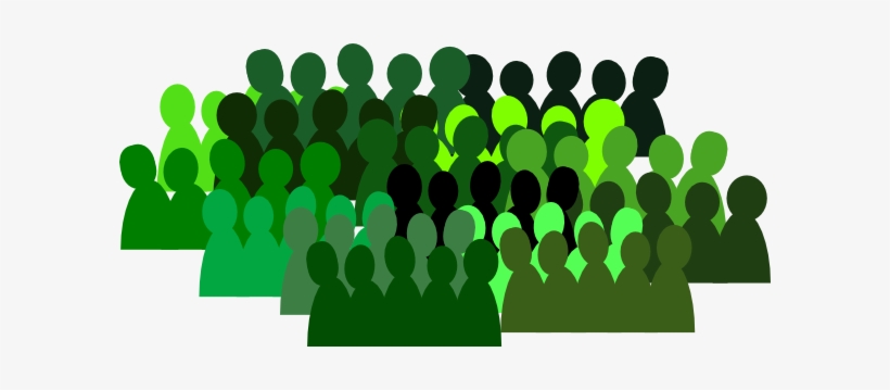 How To Set Use Very Green Crowd Svg Vector, transparent png