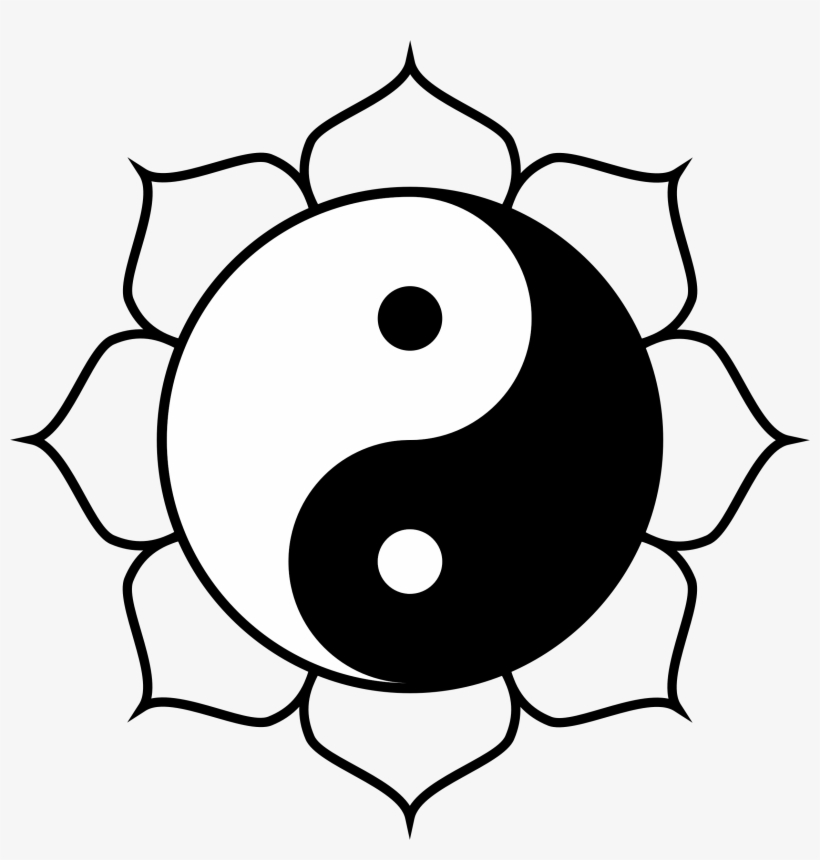 This Free Icons Png Design Of Yin Yang Lotus, transparent png