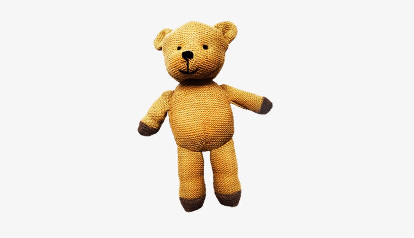 Toy Story Png Stickpng Vintage Knitted Teddy - Teddy Bear Vintage Png, transparent png