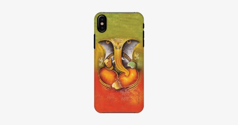 Ganesha Colorful Mix Slim Back Cover For Apple Iphone - Ganesh Painting, transparent png