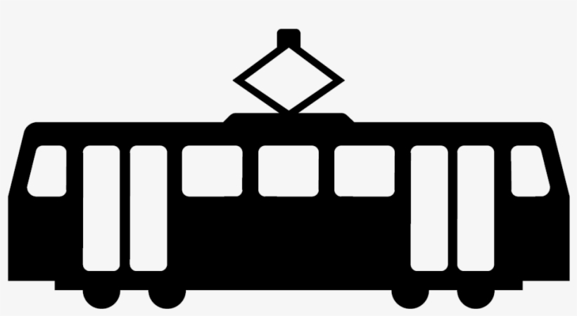 Stock Silhouette At Getdrawings Com Free For Personal - Tram Icon, transparent png