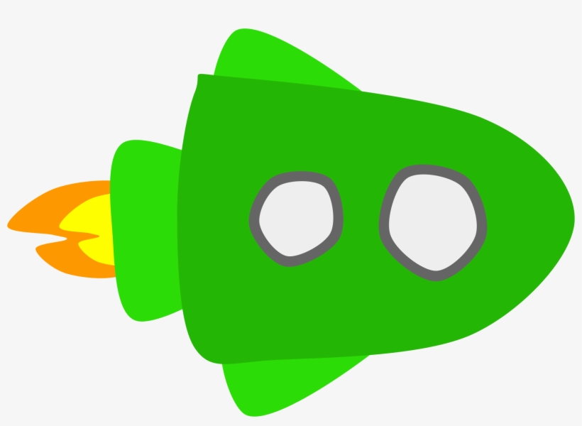 This Free Icons Png Design Of Green Spaceship, transparent png
