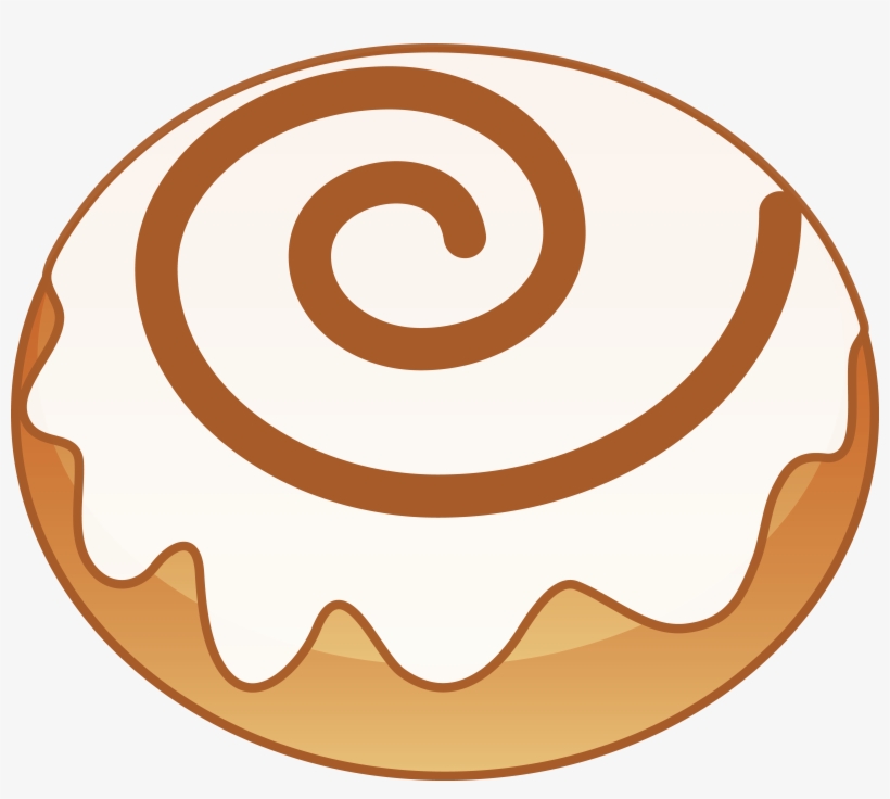 Sweet Cinnamon Roll - Cinnamon Rolls Clipart, transparent png