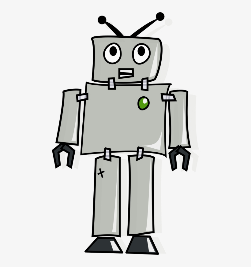 Robotics Cartoon Comics Drawing - Cartoon Robot, transparent png