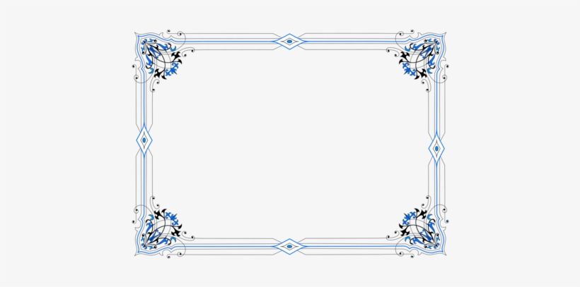 Borders And Frames Computer Icons Picture Frames Navy - اطارات ازرق, transparent png