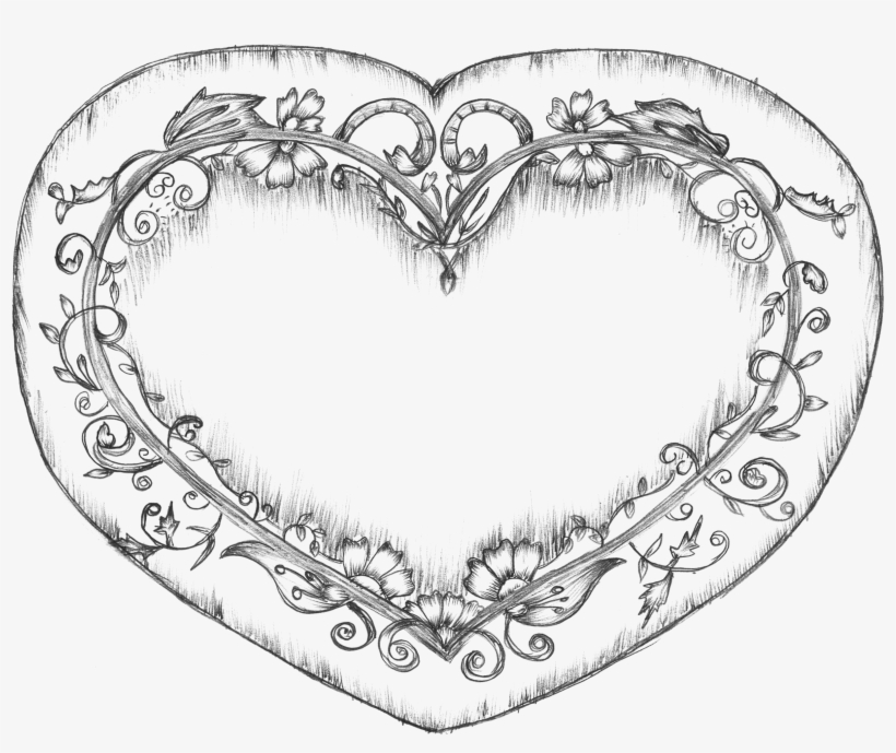 Clip Royalty Free With Hands Drawing At Getdrawings - Heart Vector, transparent png