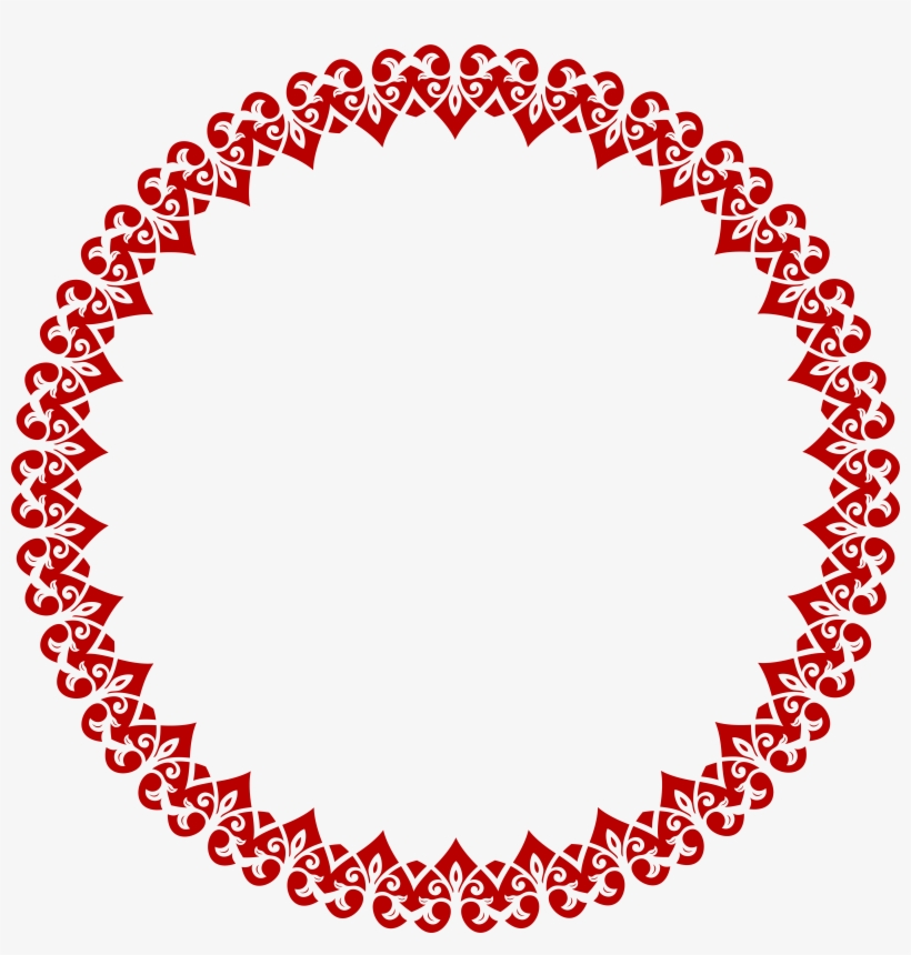 Jpg Royalty Free Download Towel Art Heart Border Frame, transparent png