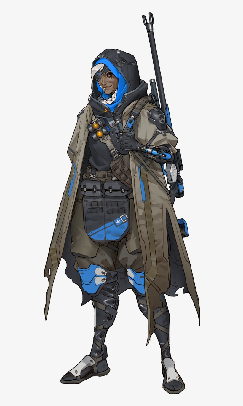 Ana Overwatch Reference Sheet, transparent png