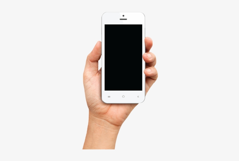 Holding Cell Phone - Smartphone, transparent png