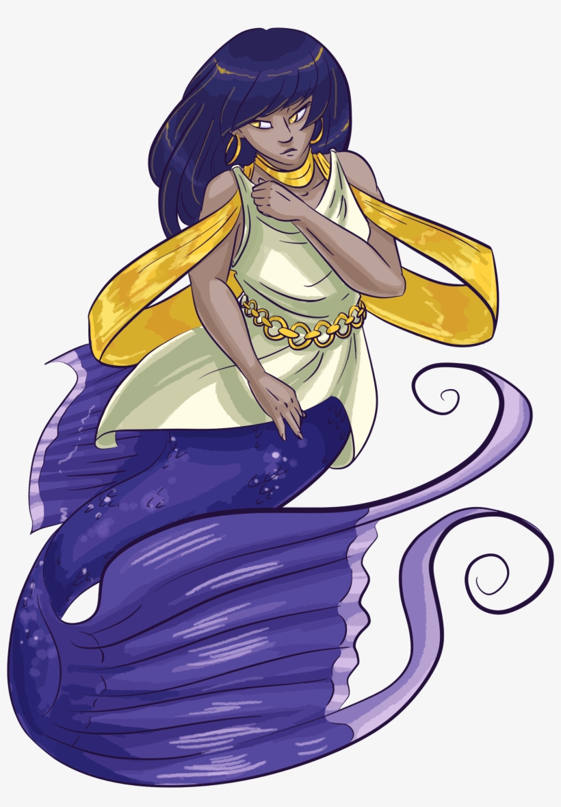 This Free Icons Png Design Of Cartoon Mermaid, transparent png