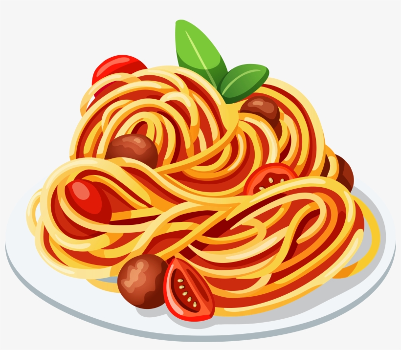 Pasta Clipart - Spaghetti Clip Art Free, transparent png