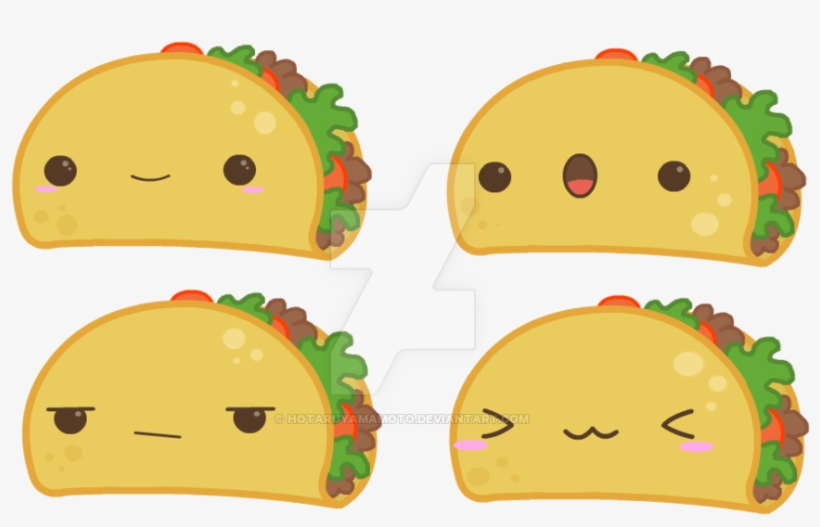 Chibi Tacos By Hotaruyamamoto On Deviantart - Chibi Taco, transparent png
