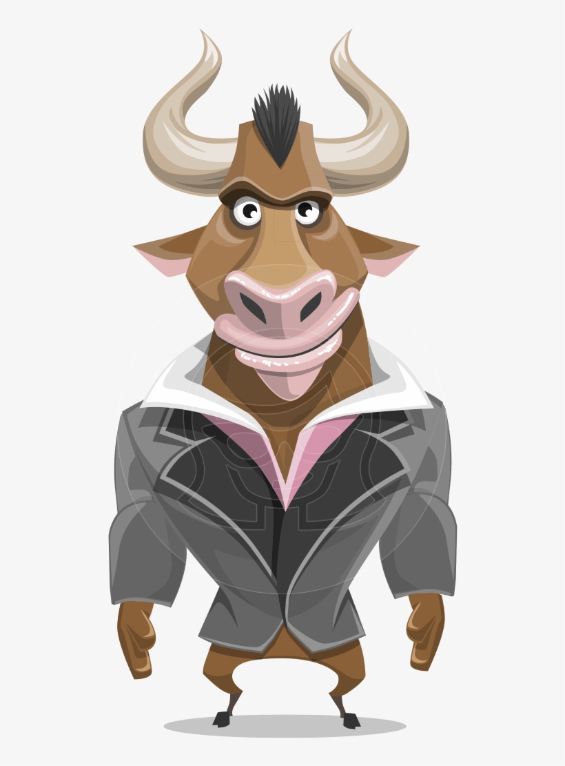Barry The Bull - Adobe Character Animator, transparent png