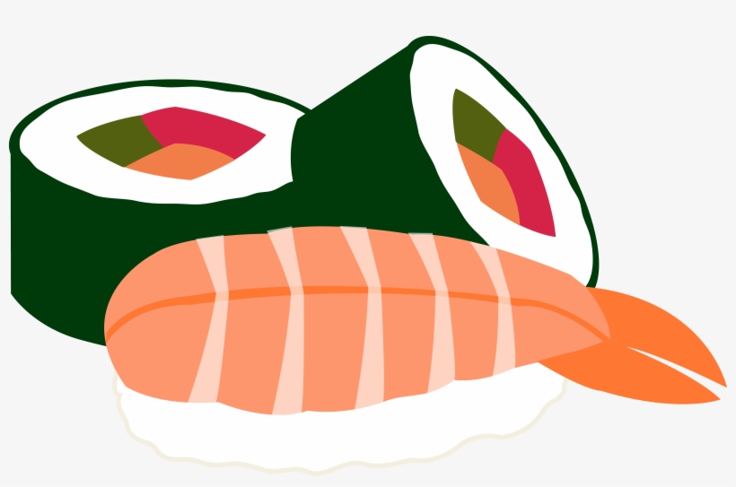 Japanese Clipart Sushi - Japanese Clip Art, transparent png